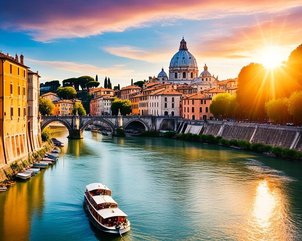 Trastevere en de Tiber