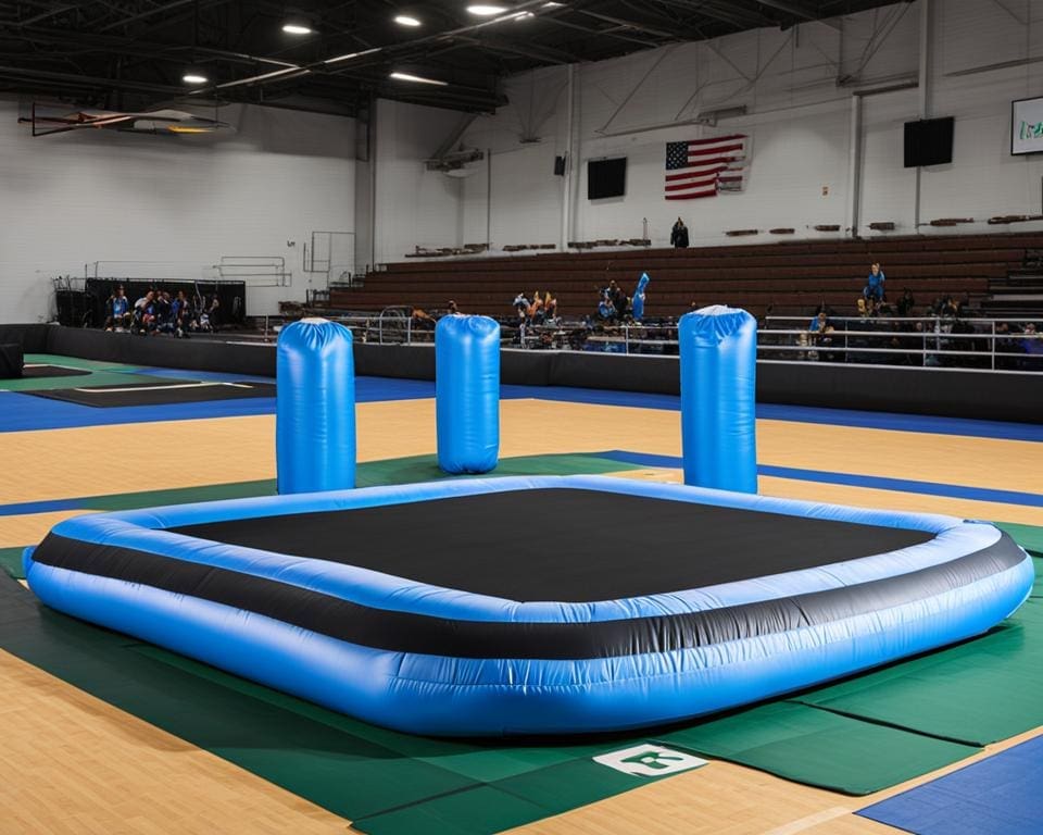 opblaasbare turnmat