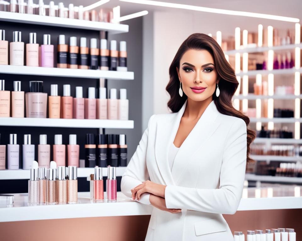 cosmeticabedrijf oprichter