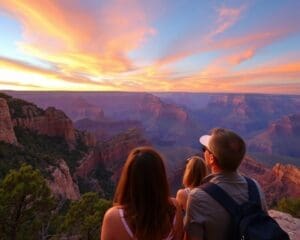 Bewonder de uitzichten over de Grand Canyon, VS
