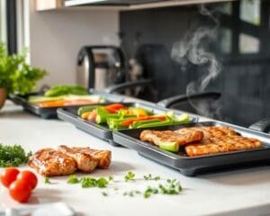 Elektrische grillpannen voor vetarm koken