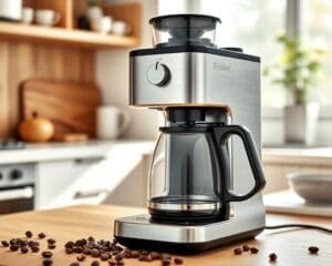 Elektrische koffiezetapparaten met geïntegreerde molen