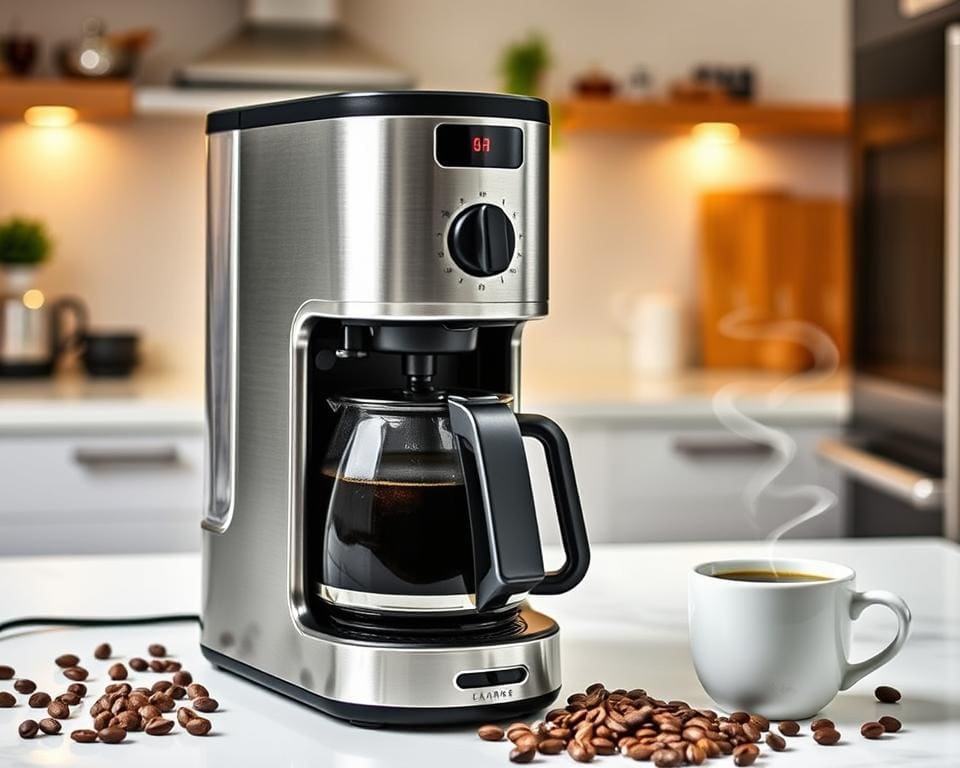 Elektrische koffiezetapparaten met ingebouwde molen