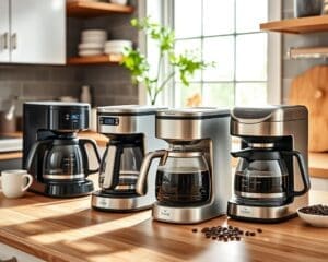 Elektrische koffiezetapparaten met timerfunctie