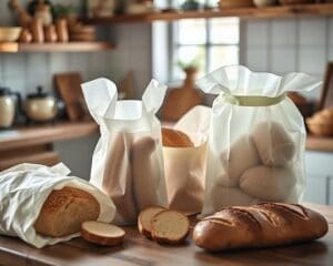Herbruikbare broodzakken voor langer vers brood