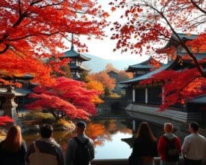 Ontdek de historische tempels van Kyoto in de herfst