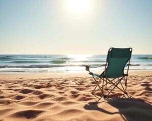 Opvouwbare strandstoelen voor lichtgewicht gemak
