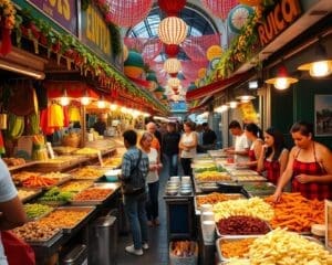 Proef de authentieke gerechten van Mexico-Stad