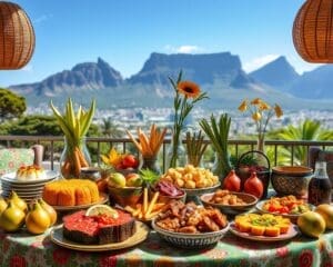 Proef de lokale gerechten van Kaapstad, Zuid-Afrika