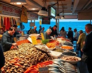 Proef de verse zeevruchten van Sydney’s vismarkt