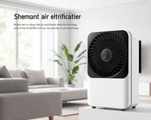 Slimme luchtreinigers met ingebouwde ventilatorfunctie
