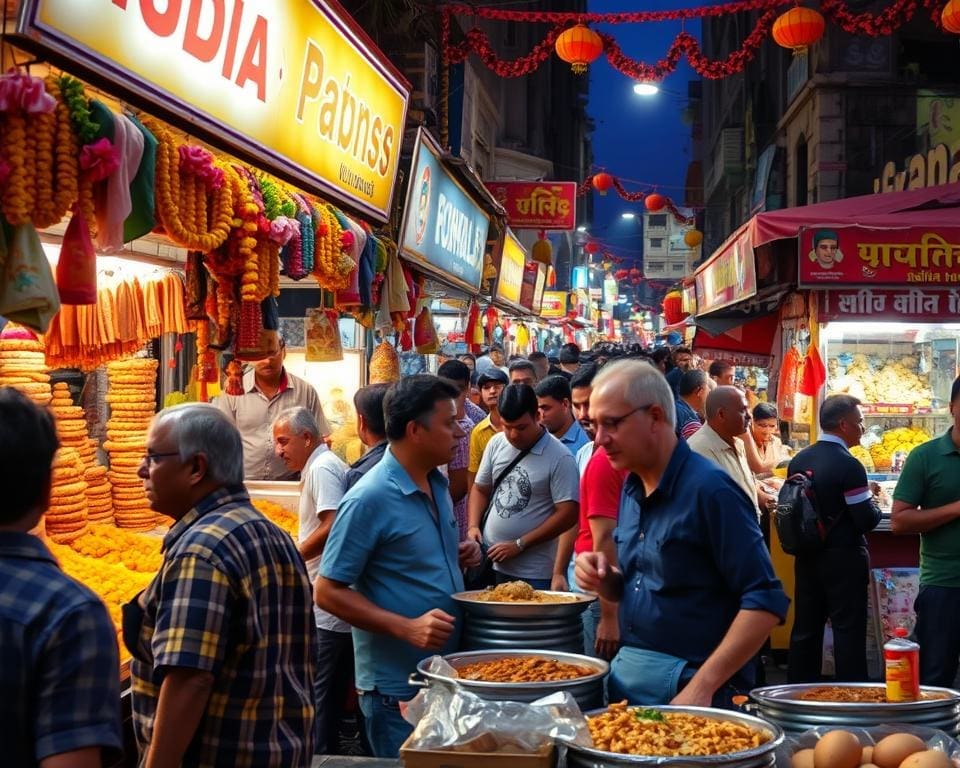 straatvoedsel in Mumbai