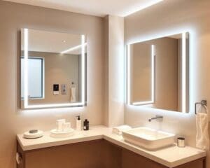 Badkamerspiegels met ingebouwde Bluetooth-speakers