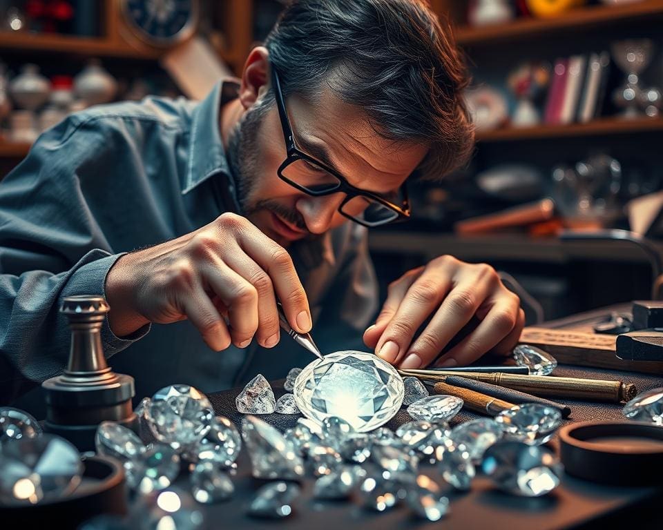 Diamantslijper: Hoe perfectioneer je kostbare edelstenen?