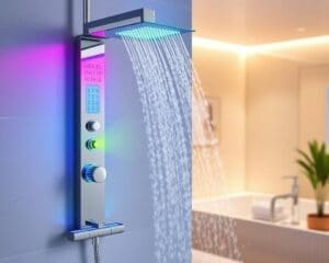 Douchepanelen met geïntegreerde aromatherapie