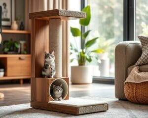 Kattenkrabmeubels met verborgen opbergruimte