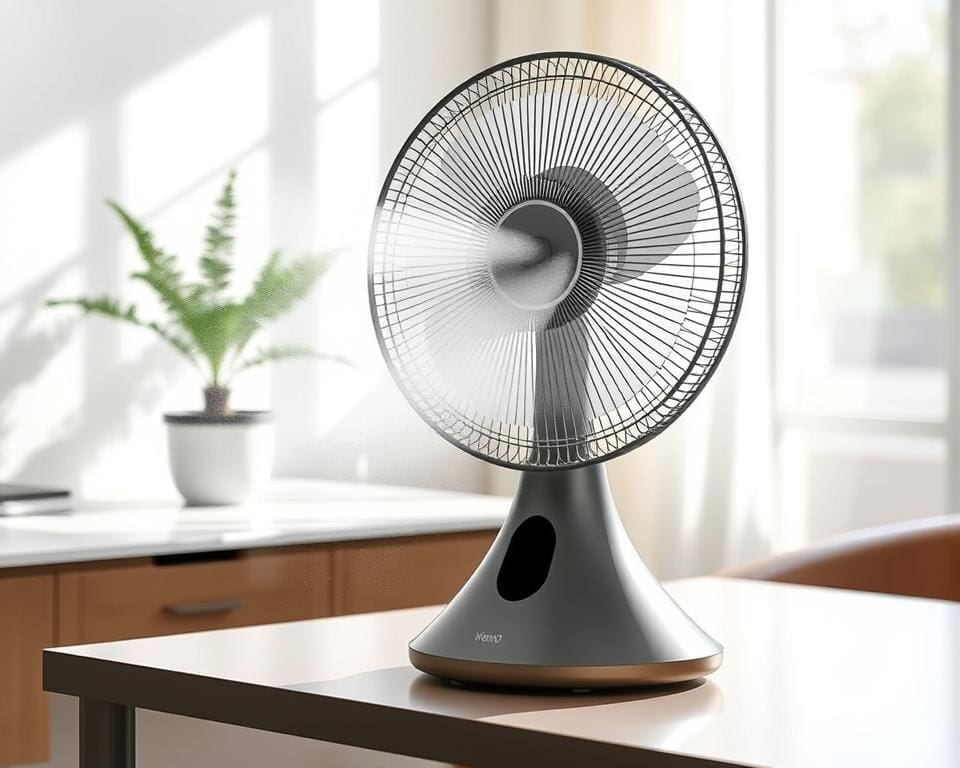 tafelventilator met watervernevelaar