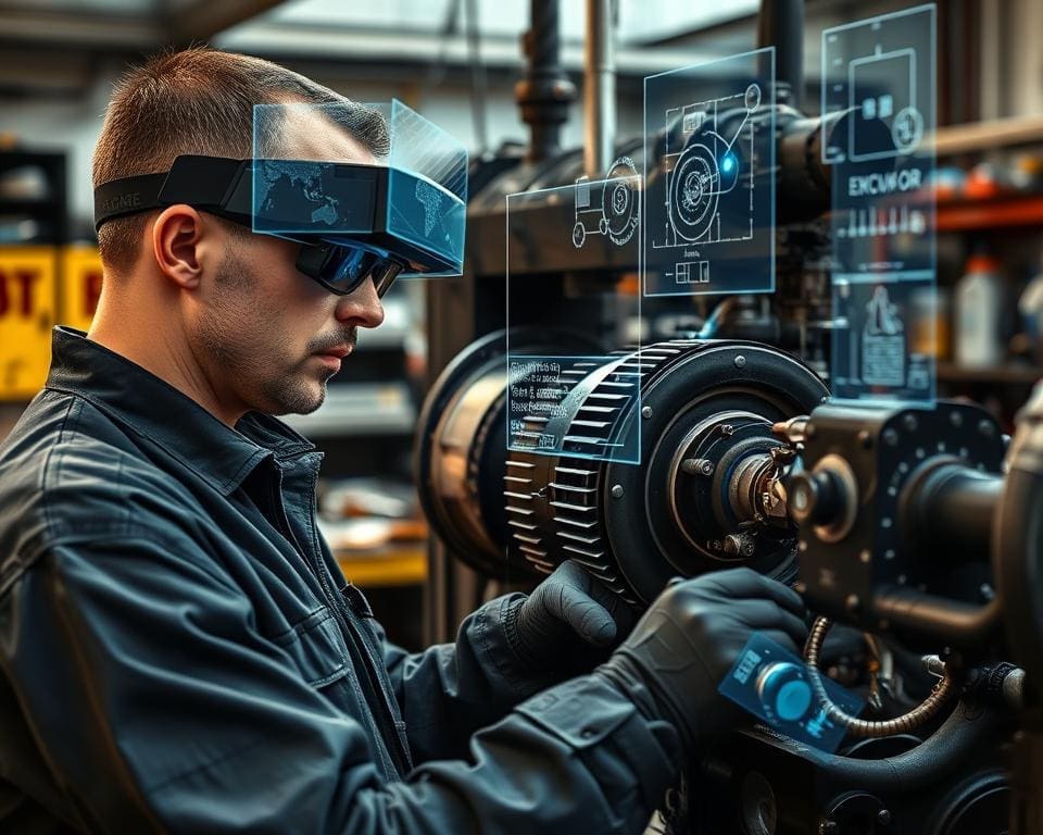 Hoe helpt augmented reality bij reparatie van machines?