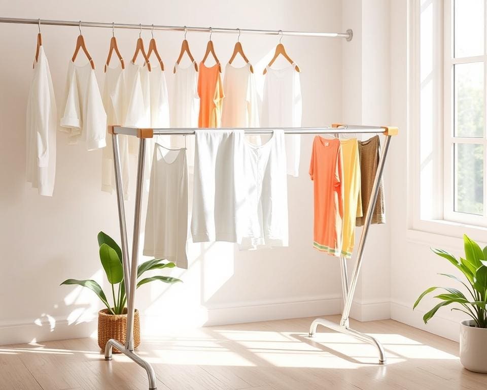 Opklapbare droogrekken voor efficiënt drogen