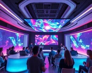 Wat maakt holografische displays nuttig in presentaties?