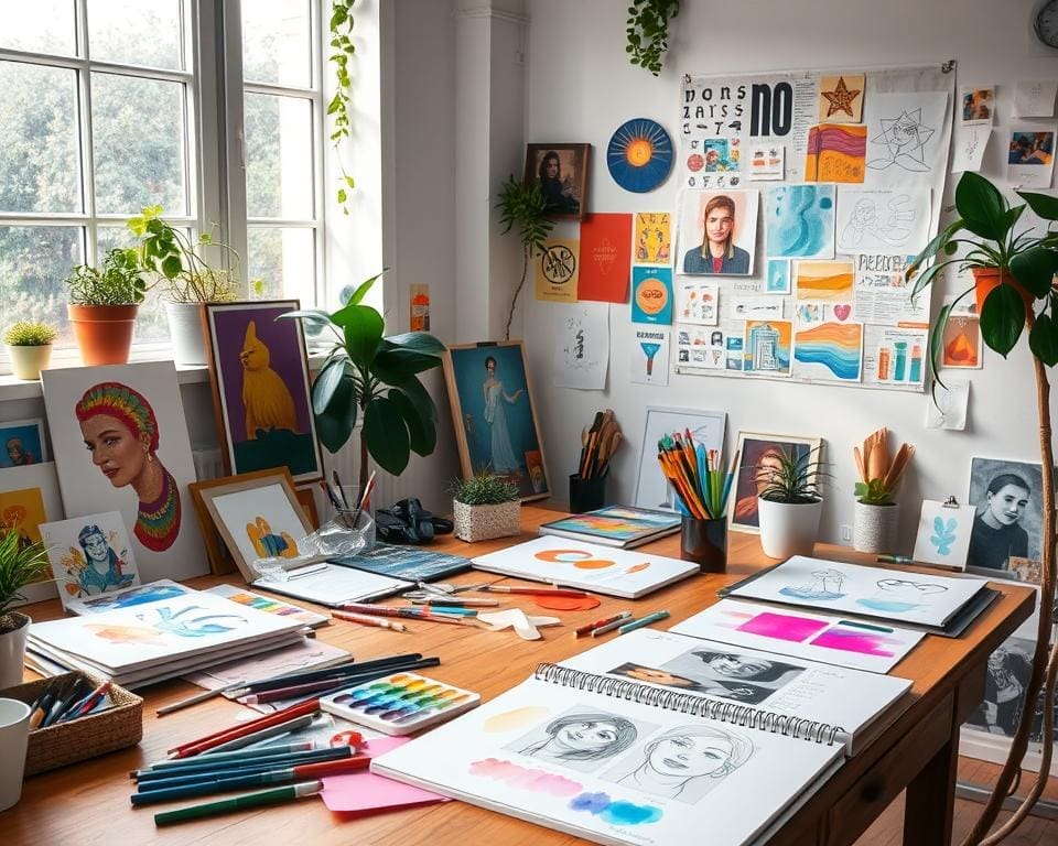 creatief portfolio maken