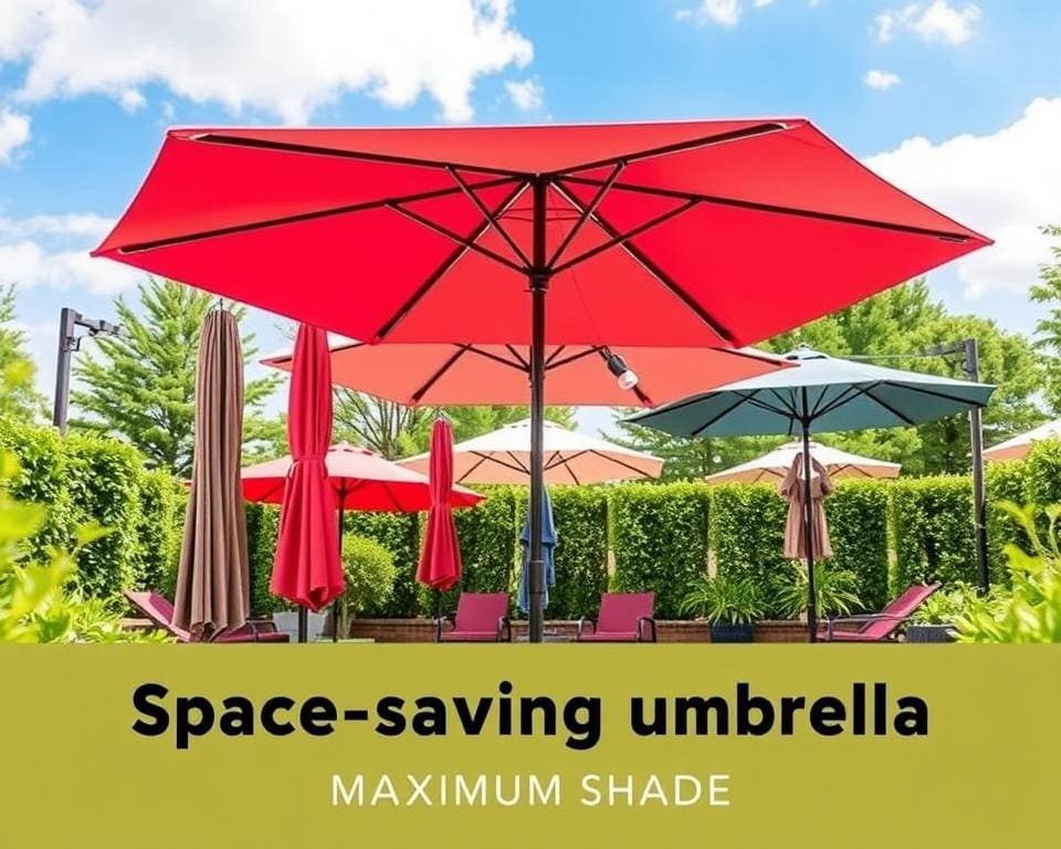 ruimtebesparende parasols