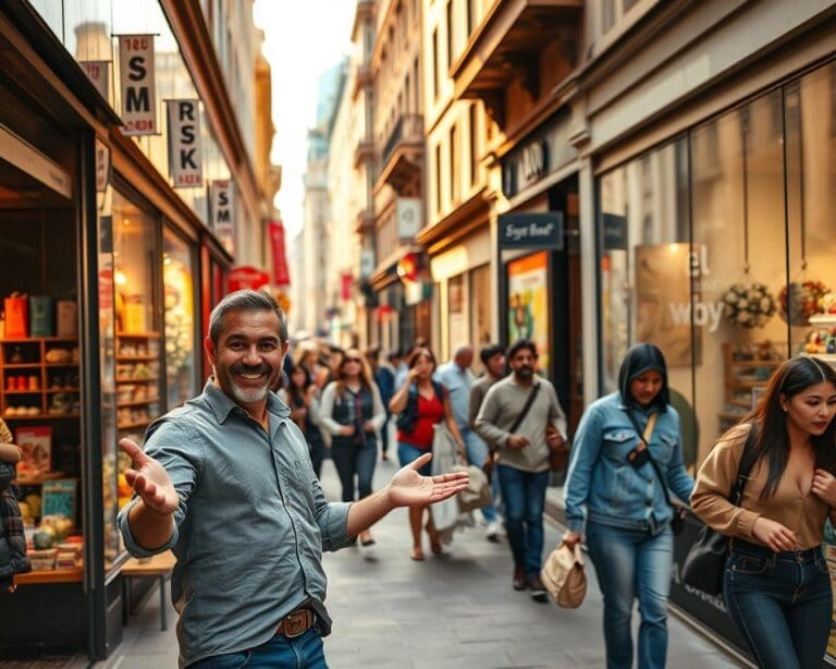 Hoe trek je de aandacht in de winkelstraat?