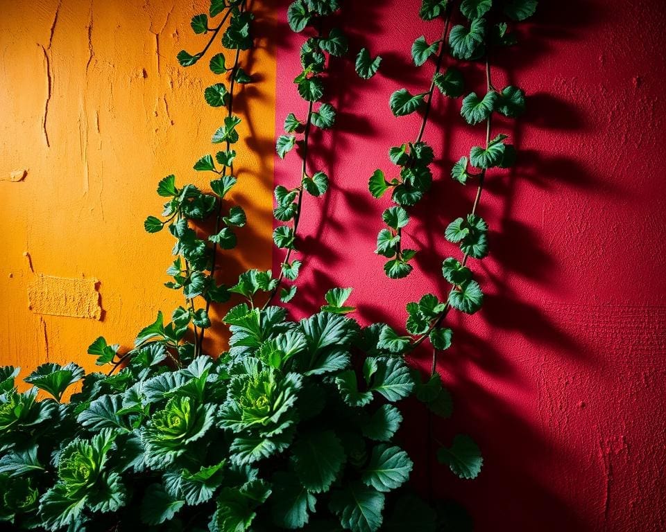Van kale muur naar eyecatcher met verf en behang
