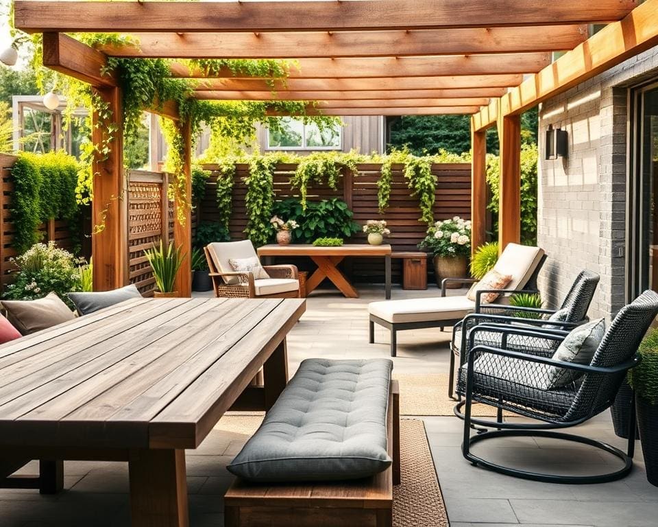 materialen voor tuinmeubels