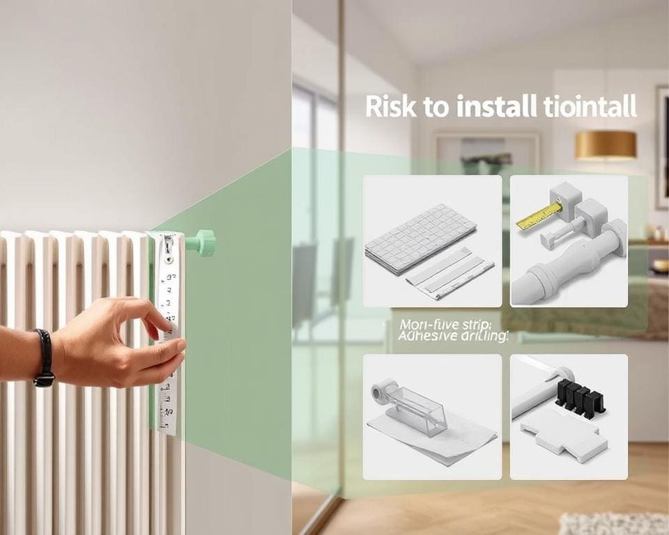 Hoe werkt de installatie van radiatorbekleding zonder boren?