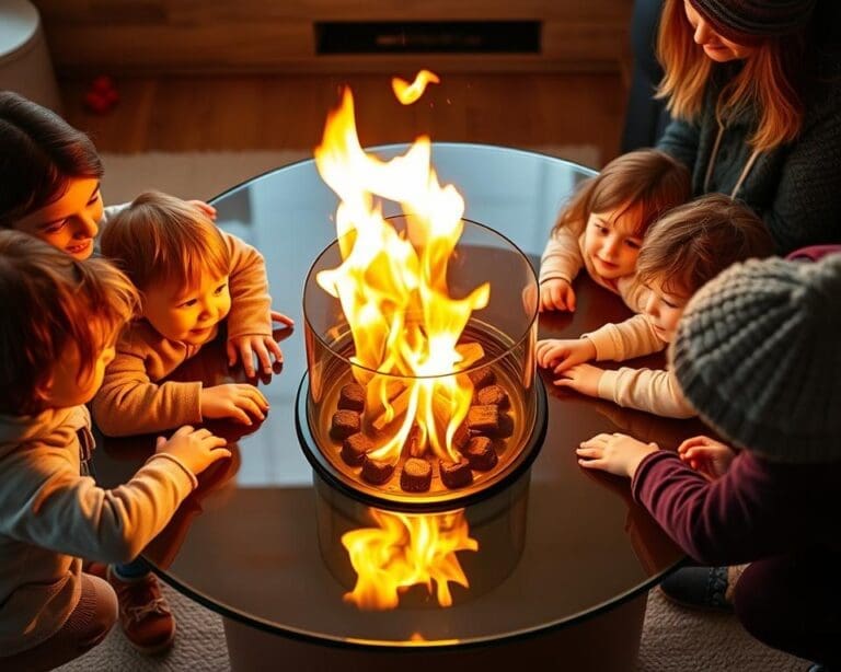 Is een Icelander vuurtafel veilig voor kinderen?