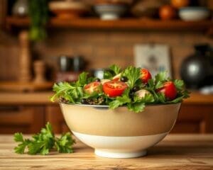 Kun je een salade ook warm eten?
