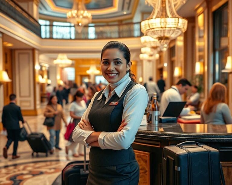 Hoe werkt een hotelmedewerker in het weekend?
