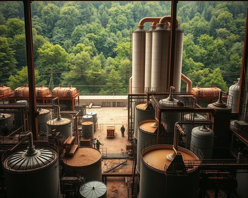 Hoe wordt viscose uit houtpulp gemaakt?