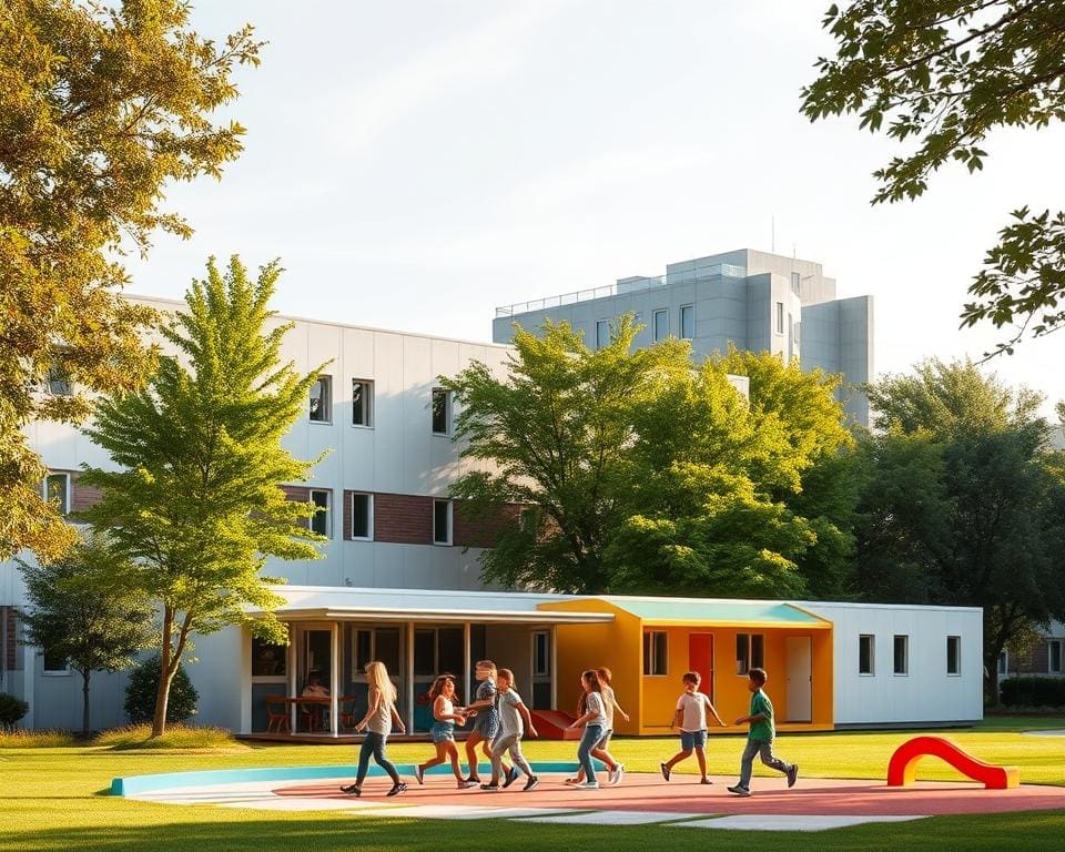 Is modulair bouwen geschikt voor scholen en ziekenhuizen?