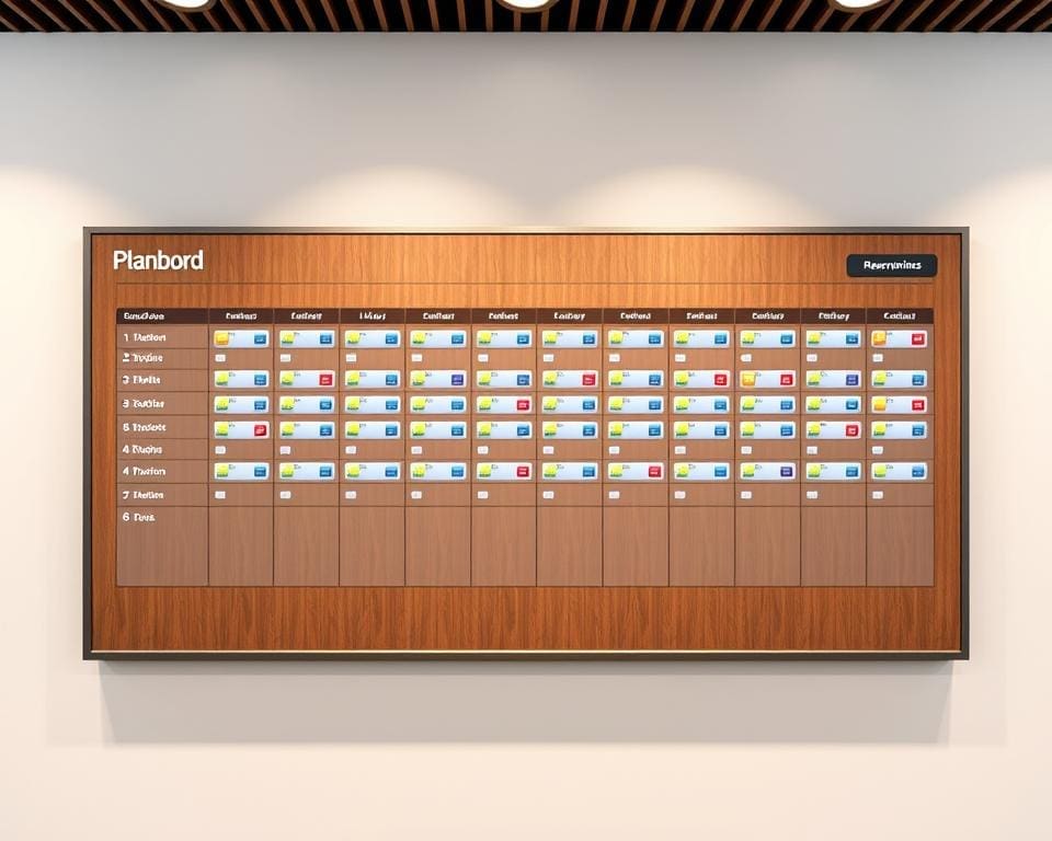 Wat maakt het planbord van HRC zo overzichtelijk?