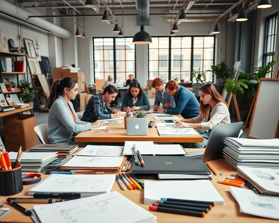 voorbeelden gestructureerde creatieve professionals