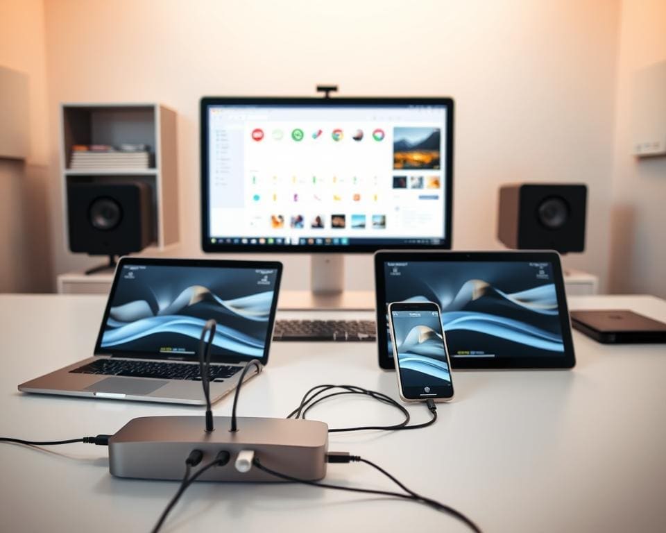 Hoe koppel je meerdere apparaten aan één systeem?