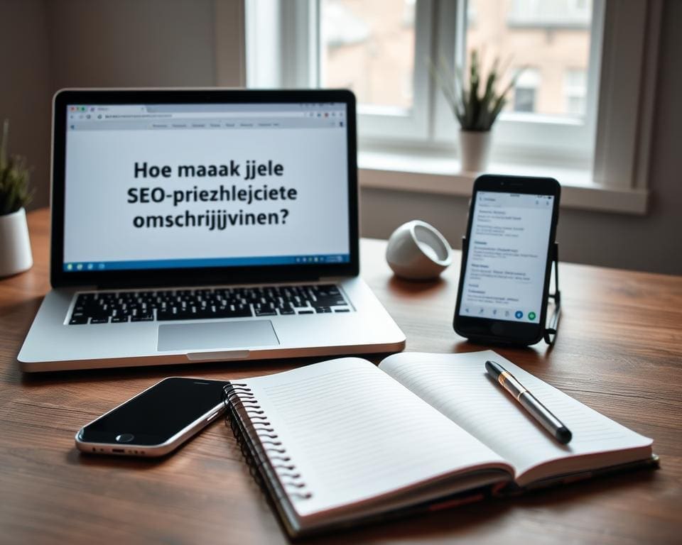 Hoe maak je SEO-vriendelijke meta-omschrijvingen?