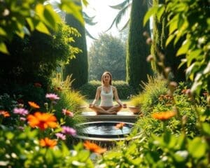 Kun je mediteren tussen je tuinplanten?