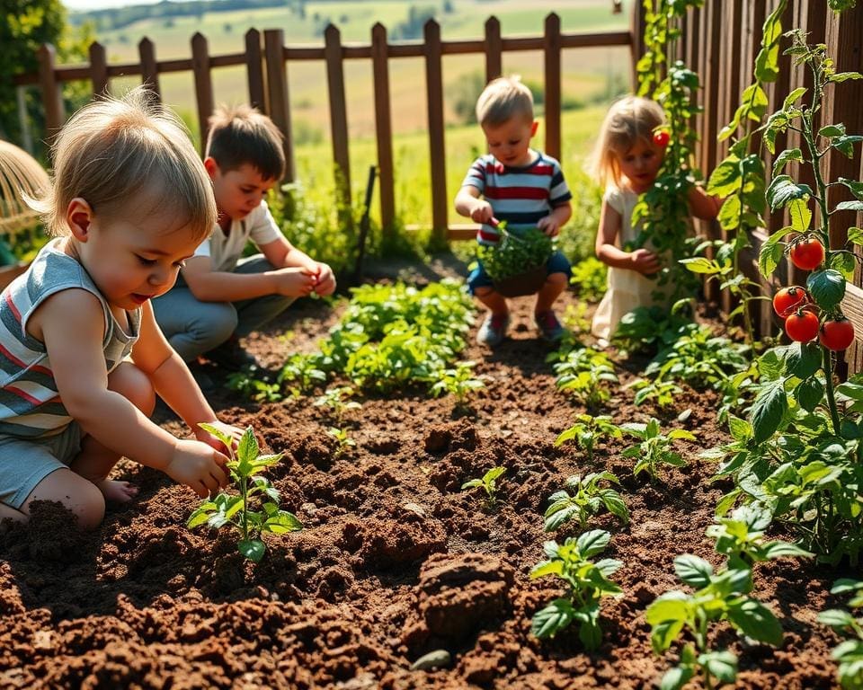 Kun je samen met je kinderen groenten kweken?