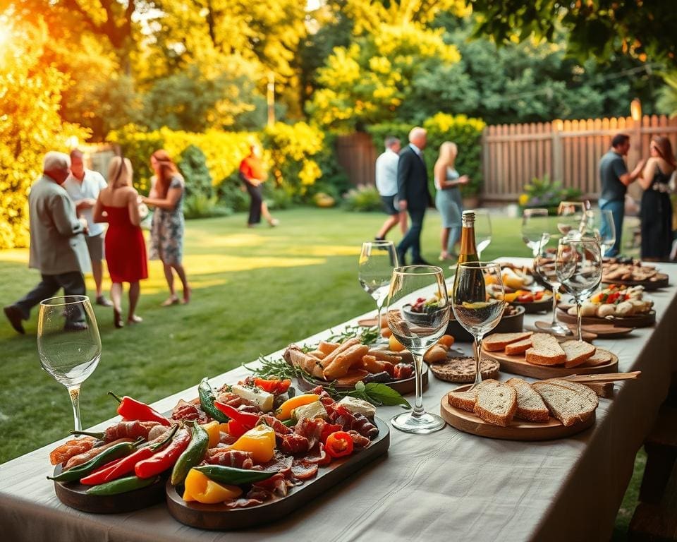 Tuinfeest catering
