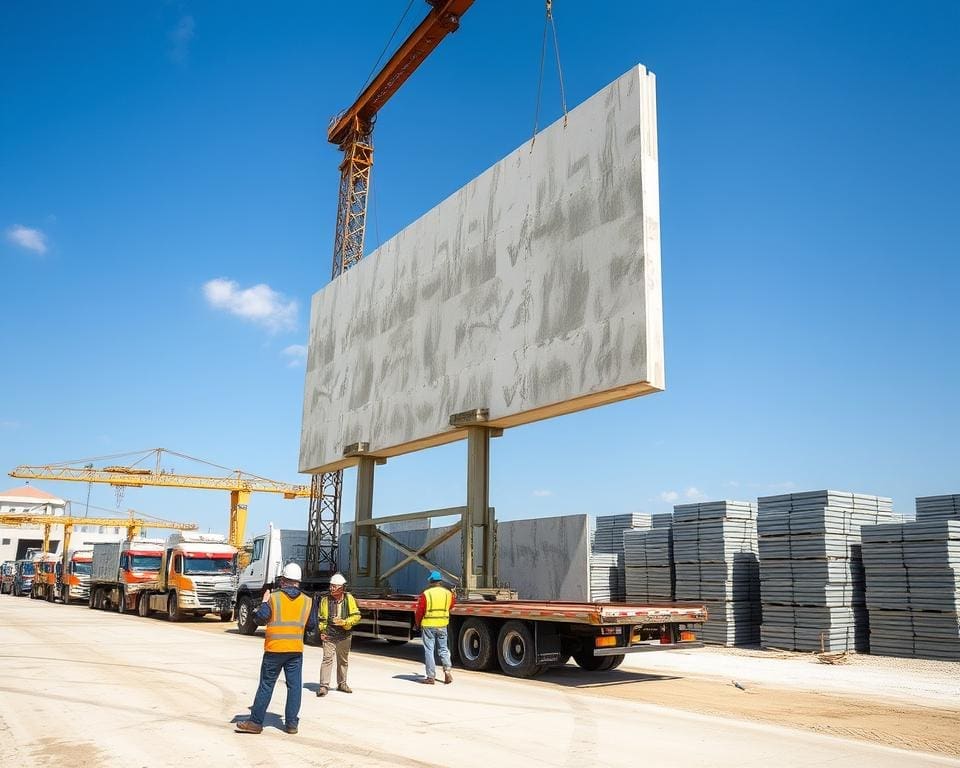 Hoe snel kan prefab beton geleverd worden?