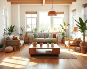 Hoe richt je een duurzame woonkamer in zonder plastic?