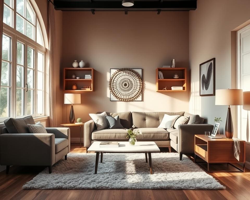 Hoe richt je een kleine woonkamer praktisch in?