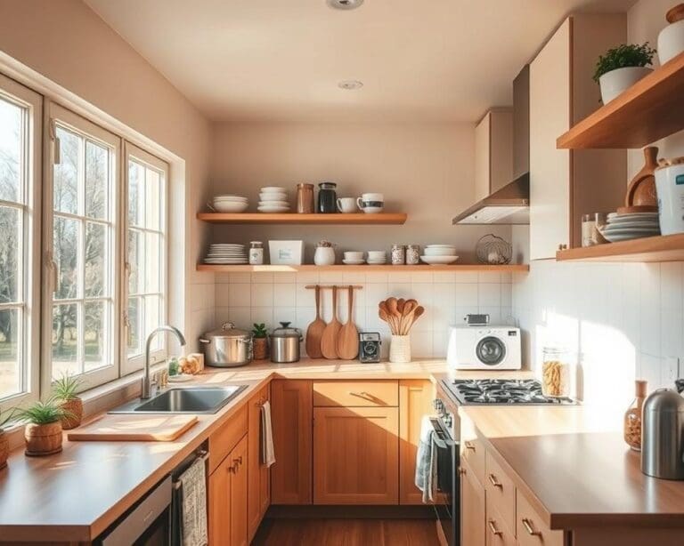 Wat zijn handige tips voor een kleine keuken?