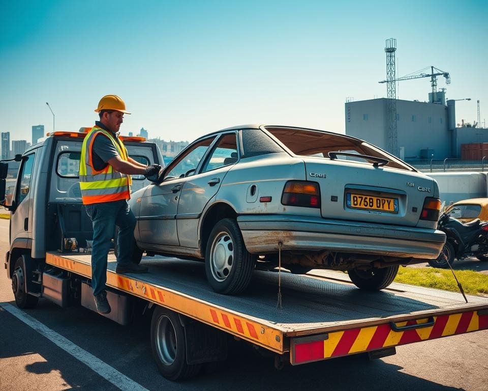 Auto laten ophalen voor sloop met RDW-vrijwaring