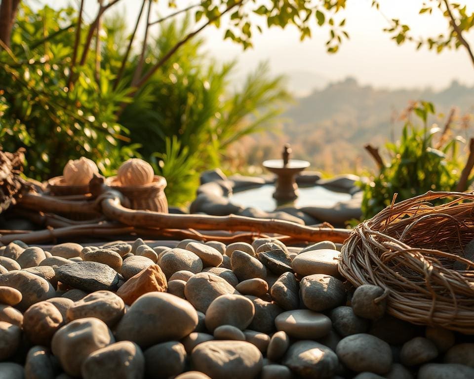 Hoe creëer je rust met natuurlijke materialen?