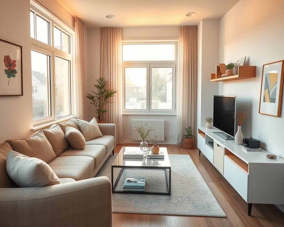 Hoe richt je een kleine woonkamer slim in?