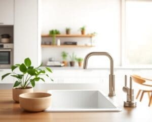 Hoe richt je een moderne keuken in met duurzaam sanitair?